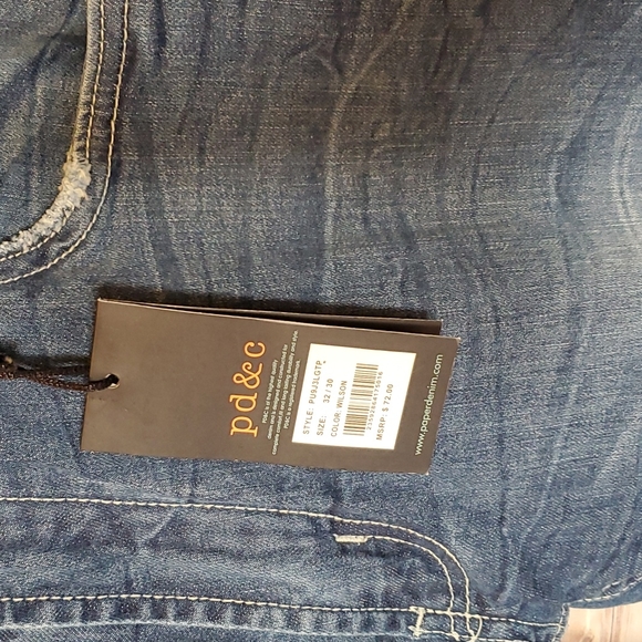 PAPER DENIM & CLOTH Craftsmanship Slim Fit 32x30 Stretch NWT - Picture 3 of 7